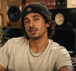 Paz wearing a beanie